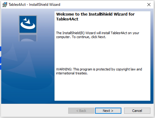 Install Tables4Act